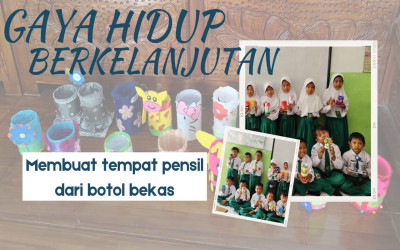 Transformasi Limbah Plastik menjadi Kreasi Berguna: Siswa-siswi MI Roudlotul Falah Belajar Membuat Tempat Pensil Ramah Lingkungan dari Bahan Daur Ulang